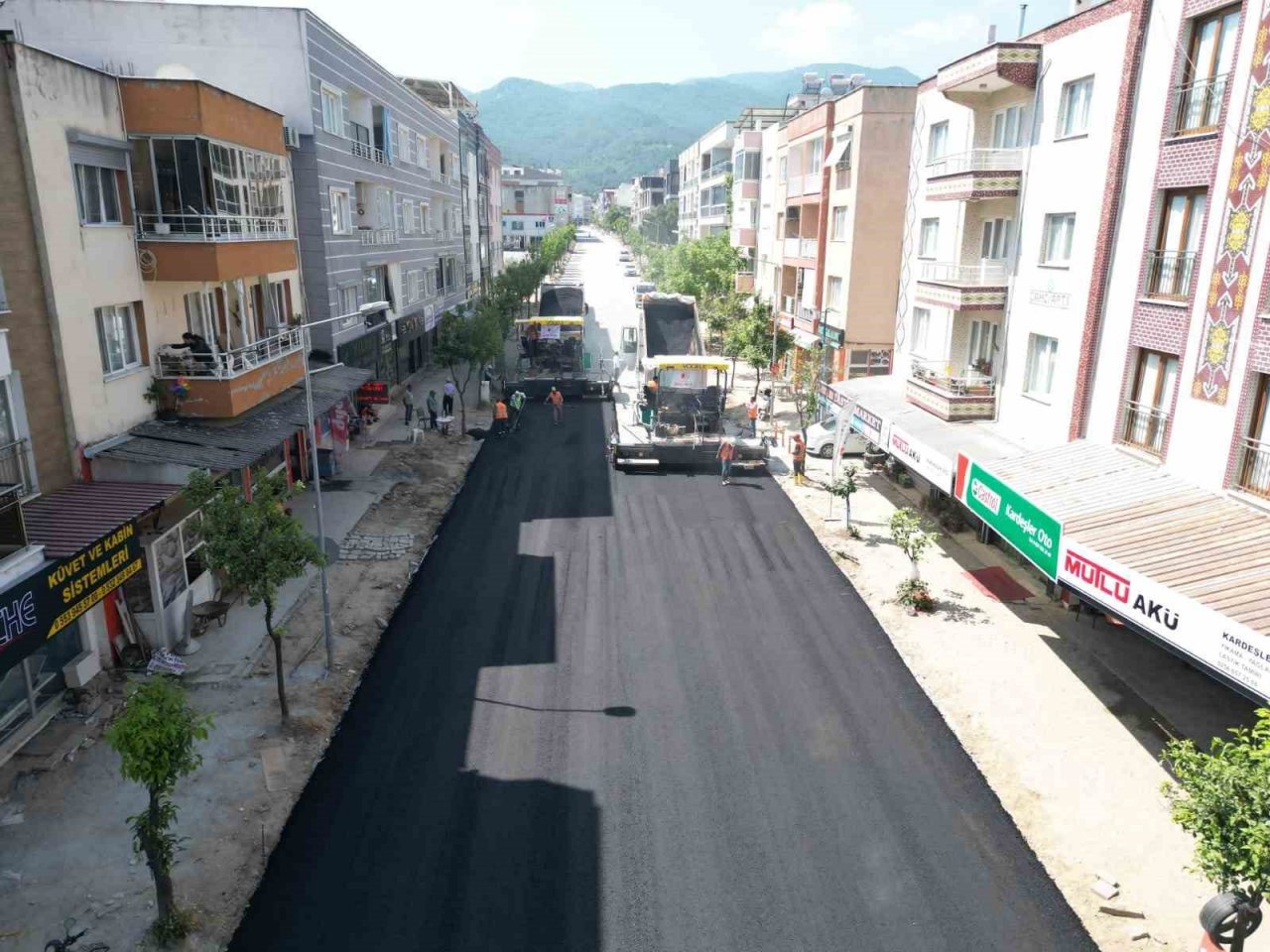 Davutlar, sıcak asfalta kavuştu