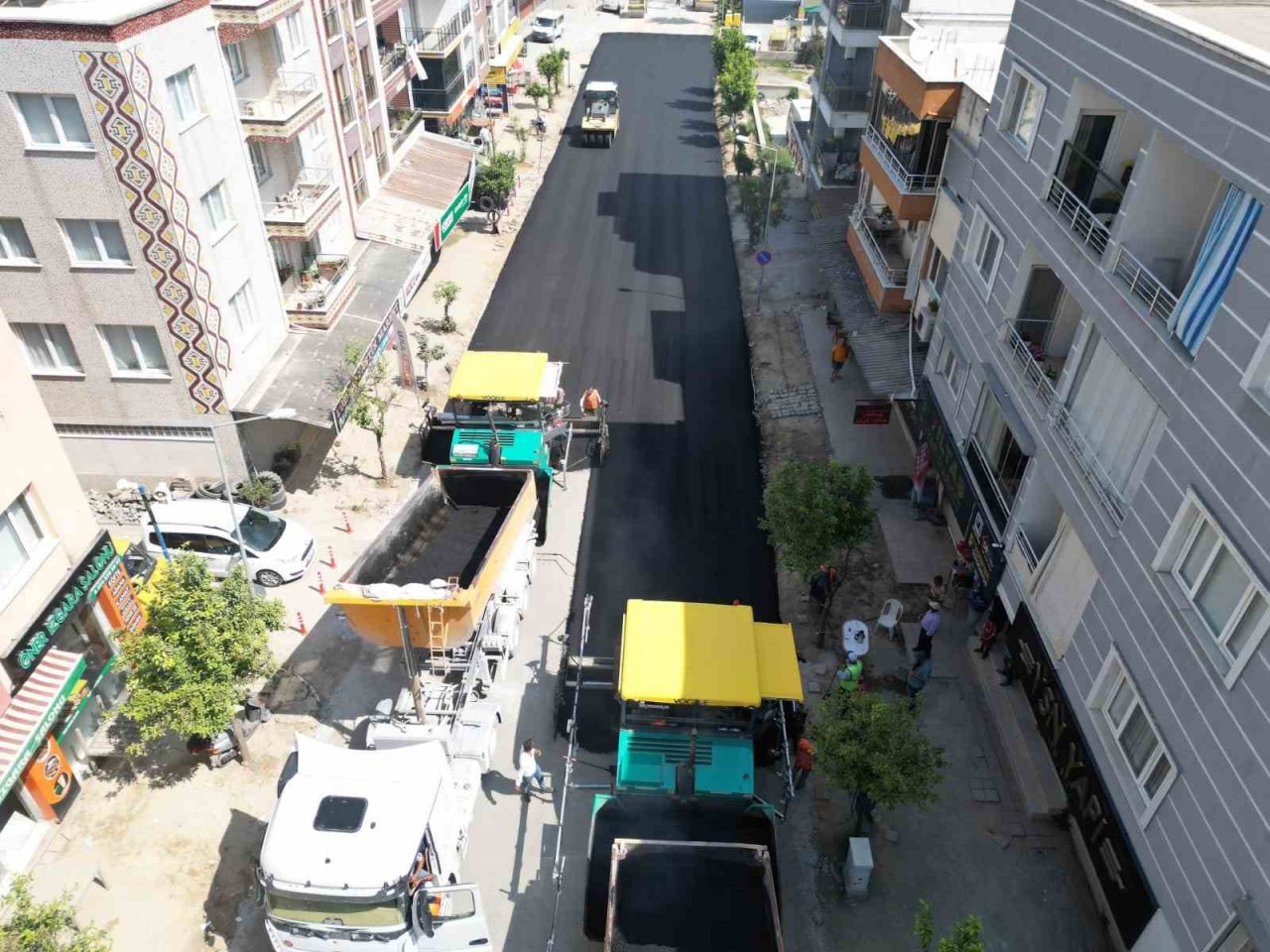 Davutlar, sıcak asfalta kavuştu