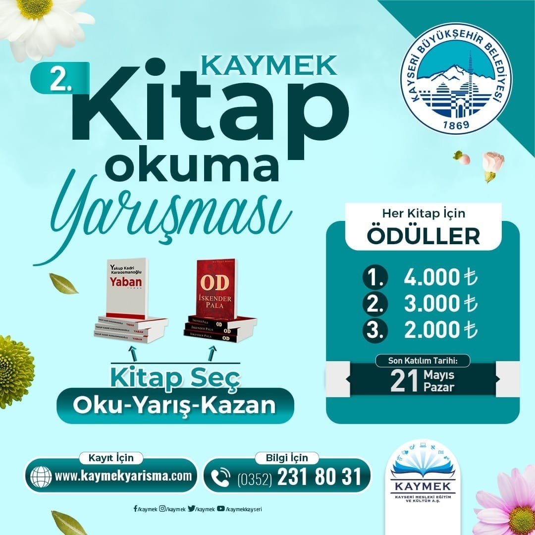 Yoğun İlgi Gören Kitap Okuma Yarışması’na Kayıtlar Sürüyor