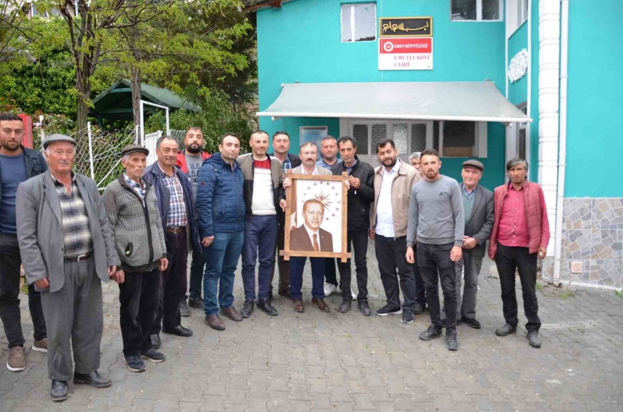 Emet’in Umutlu köyünde Erdoğan sevgisi