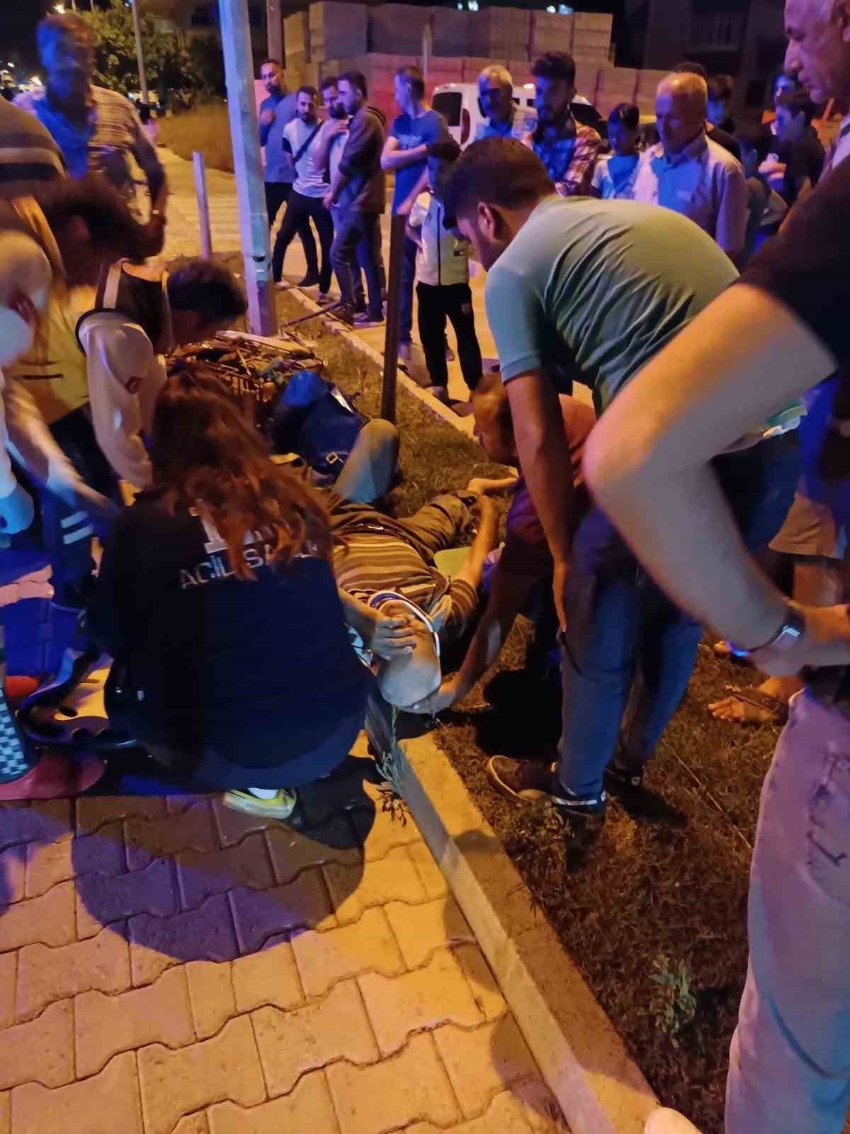 Antalya’da motosikletle otomobil çarpıştı: 1 yaralı