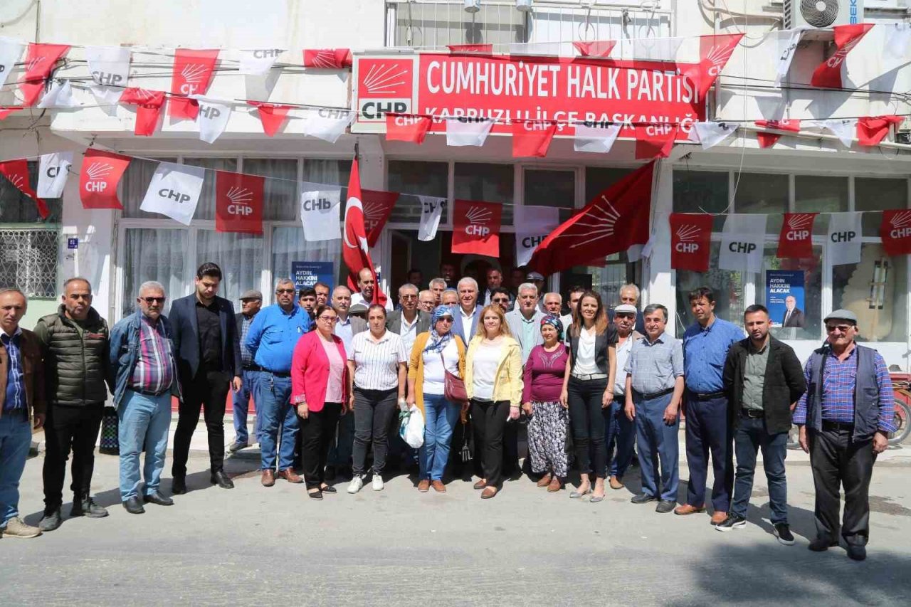 Efeler Belediye Başkanı Atay, 2. tur seçim çalışmaları için alana indi