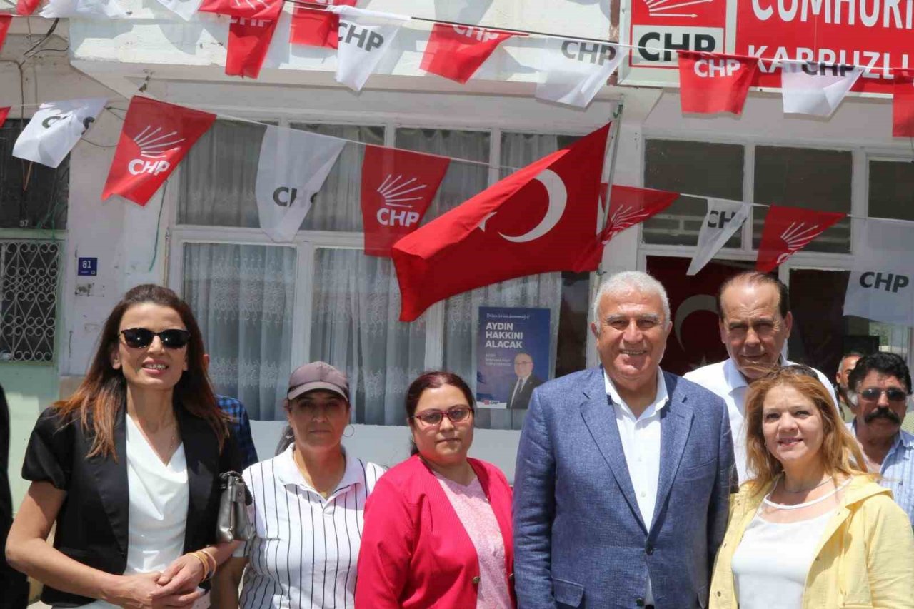 Efeler Belediye Başkanı Atay, 2. tur seçim çalışmaları için alana indi