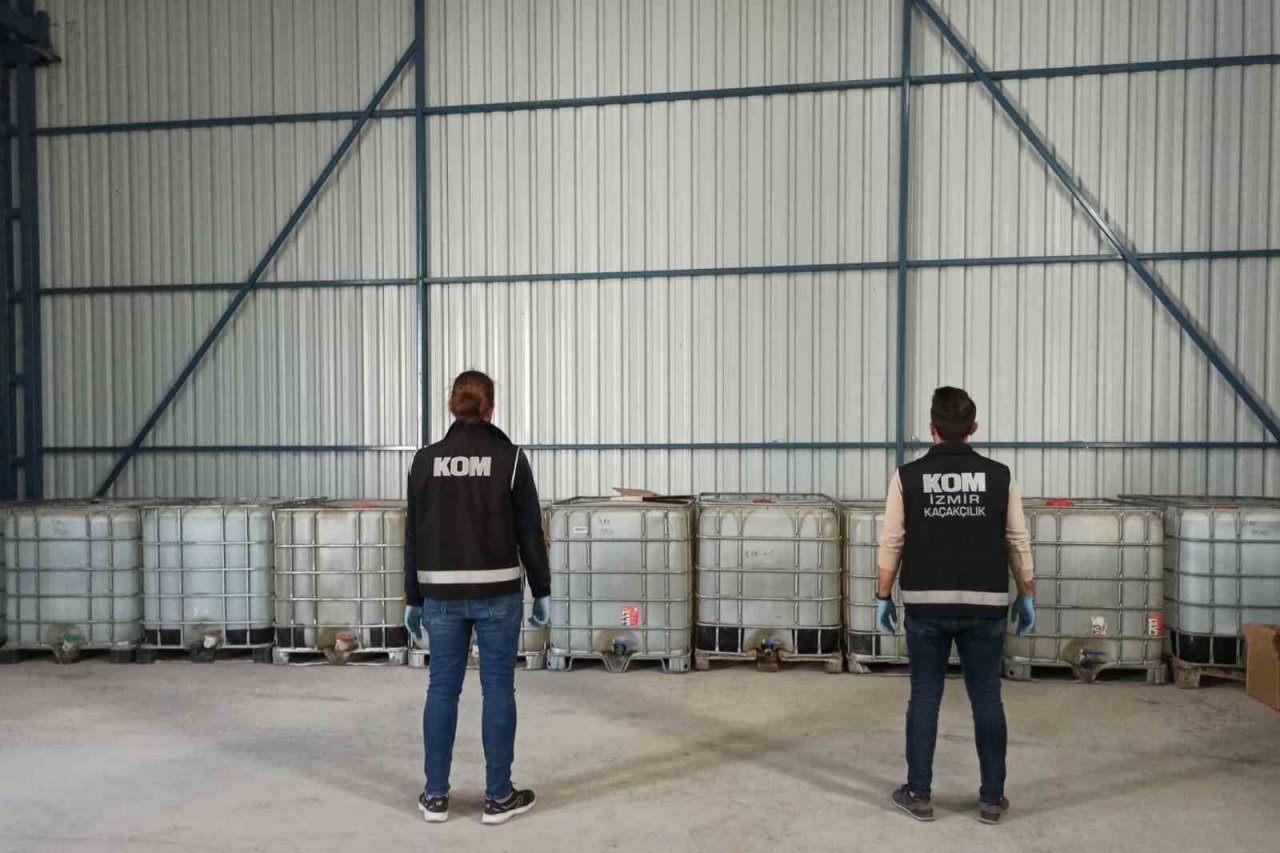 Sahte içki fabrikası kurmuşlar: 38 ton sahte alkol ele geçirildi