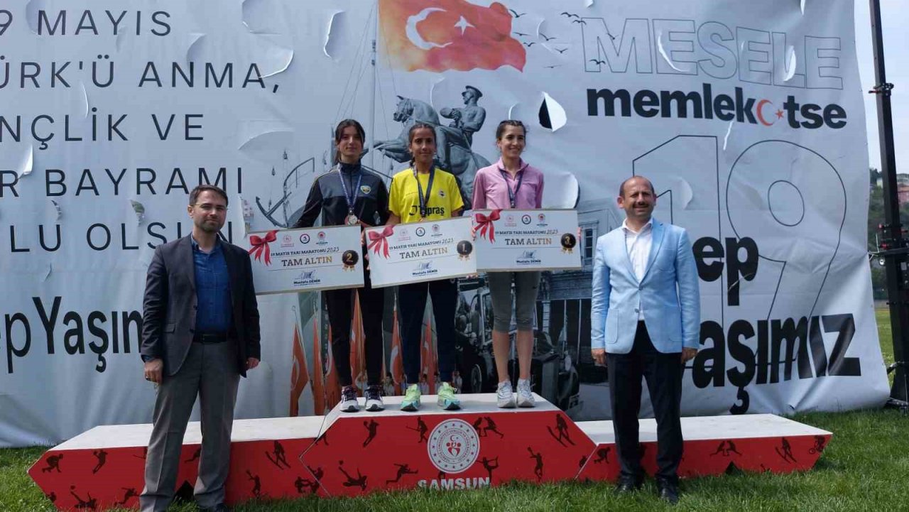 19 Mayıs Yarı Maratonu 248 sporcunun katılımıyla düzenlendi