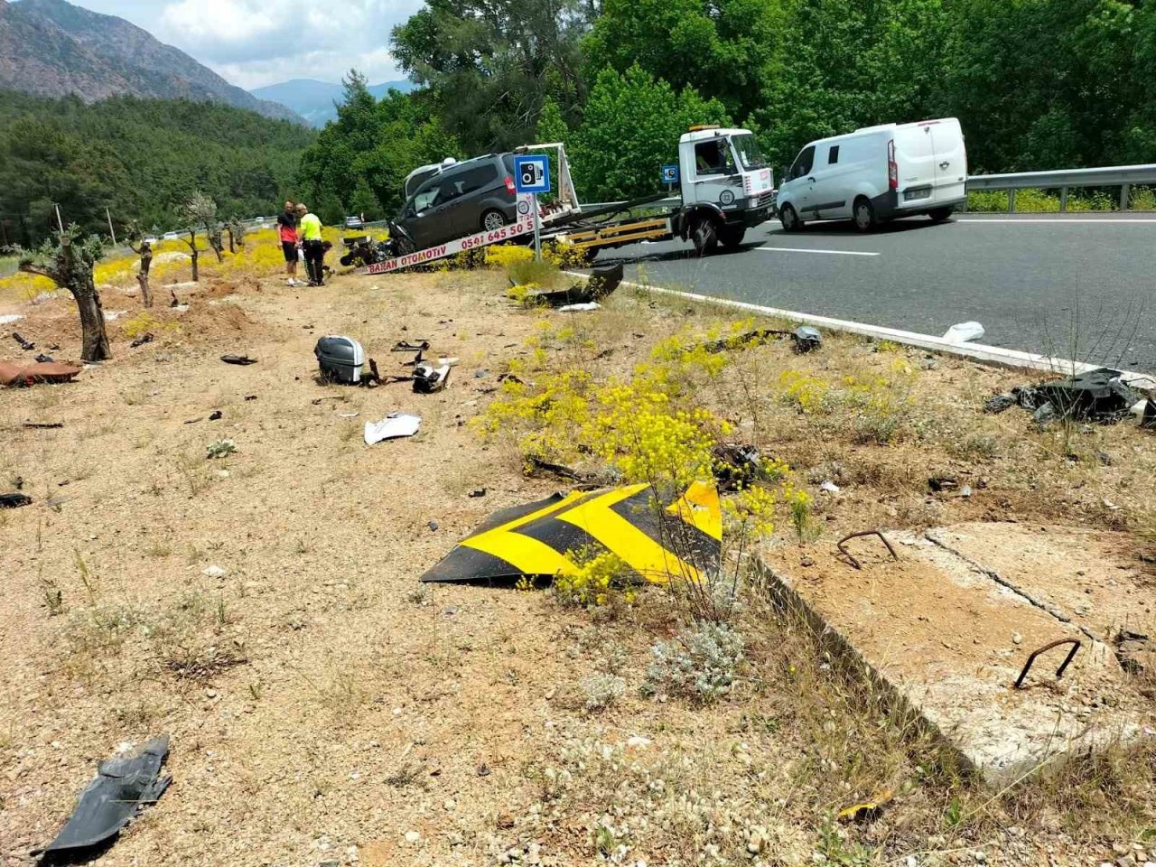 Köyceğiz’de trafik kazası: 1 yaralı