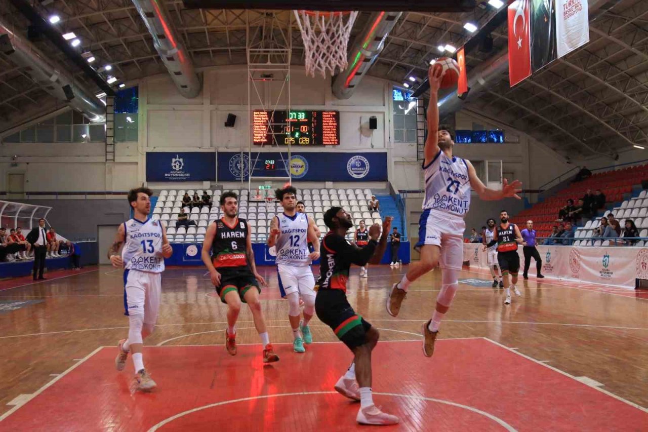 TBL: Kocaeli BŞB Kağıtspor: 85 - Haremspor: 106