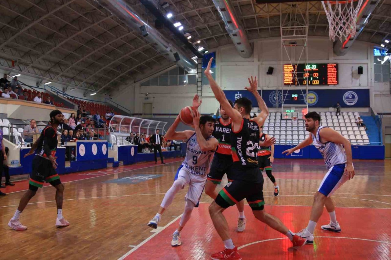 TBL: Kocaeli BŞB Kağıtspor: 85 - Haremspor: 106