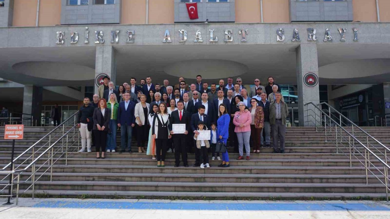 Edirne milletvekilleri mazbatalarını düzenlenen törenle aldı