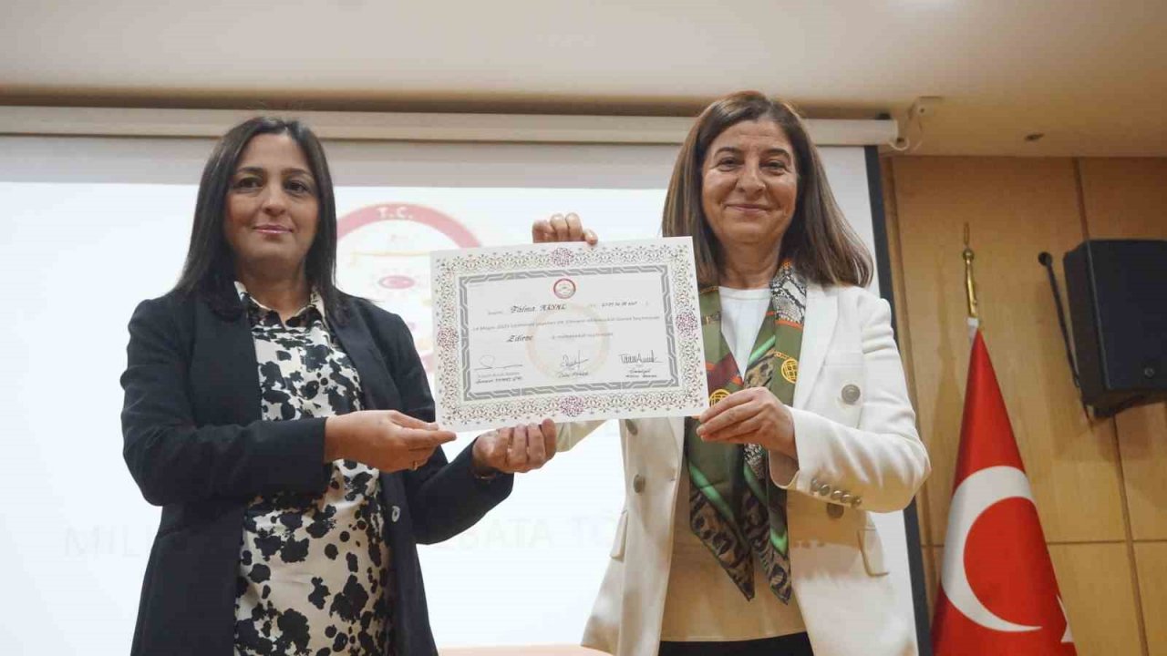 Edirne milletvekilleri mazbatalarını düzenlenen törenle aldı
