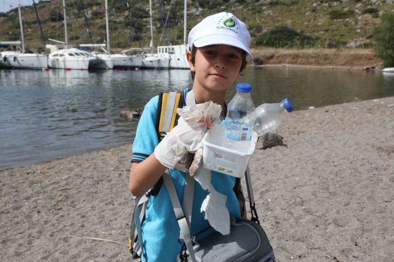 Bodrum’da çocuklara sıfır atık eğitimi verildi