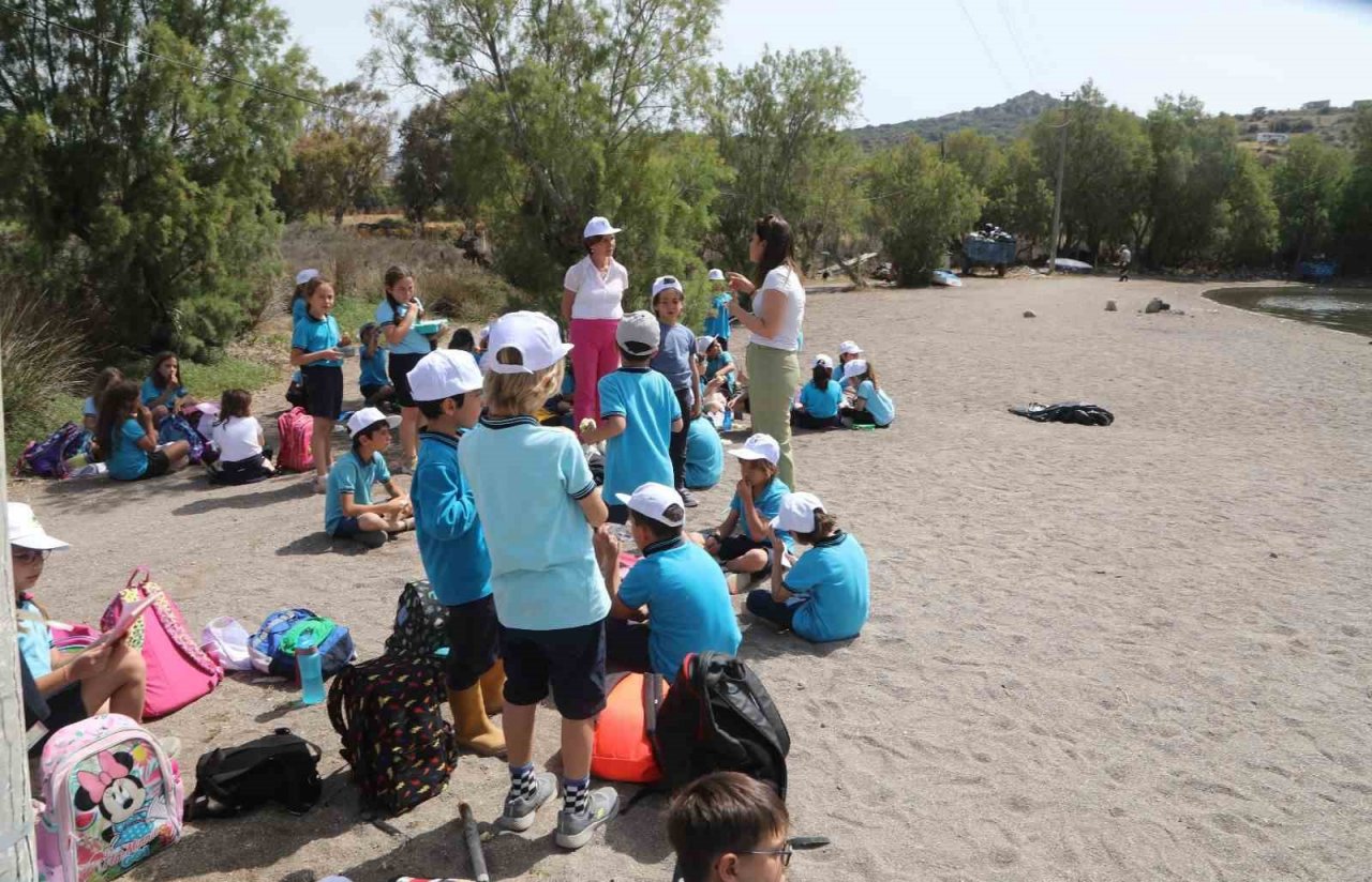 Bodrum’da çocuklara sıfır atık eğitimi verildi