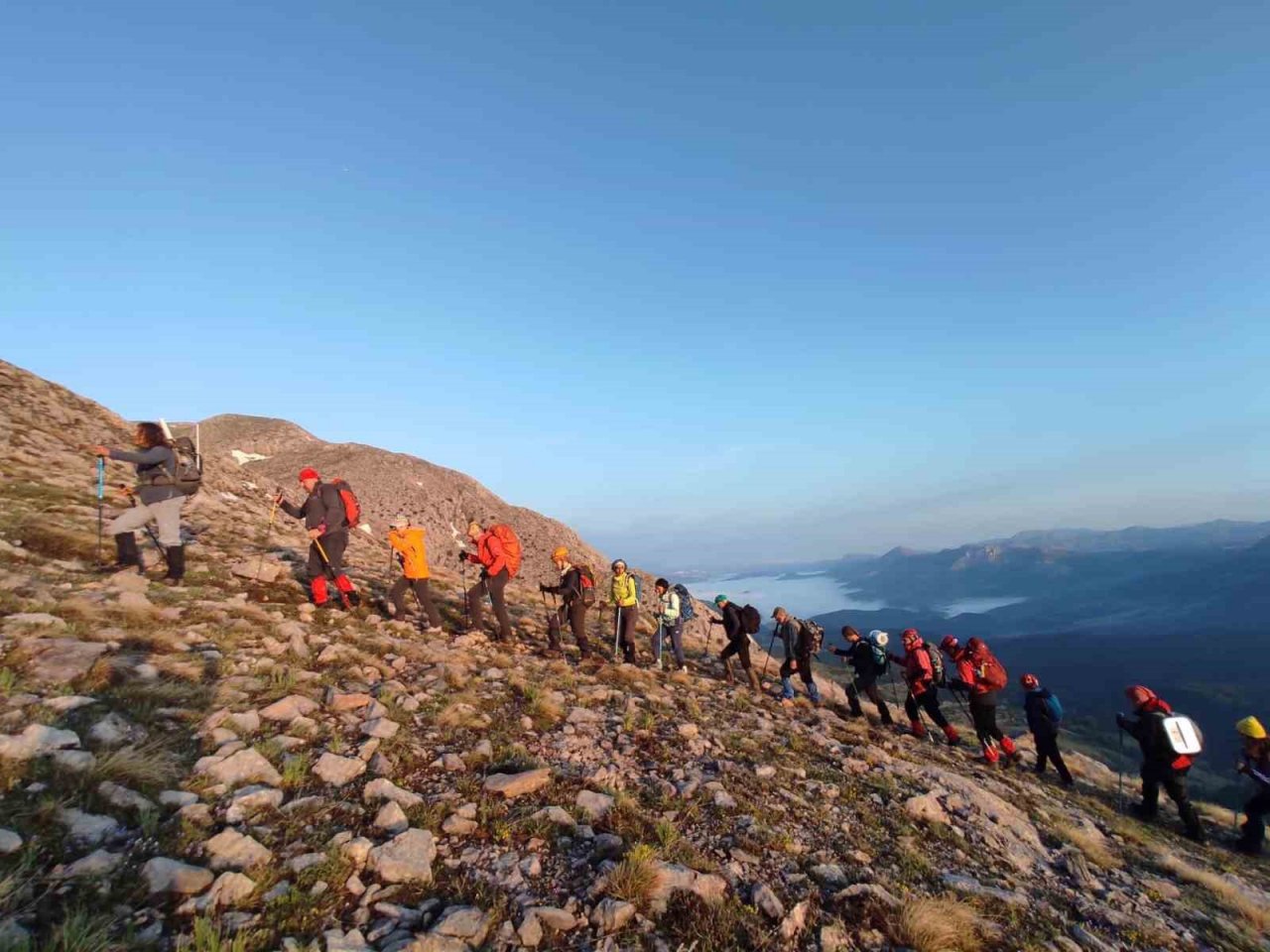 Dağcılık Şenliğine 40 kulüp, yaklaşık 1700 katılımcı dağcı ve doğasever katıldı
