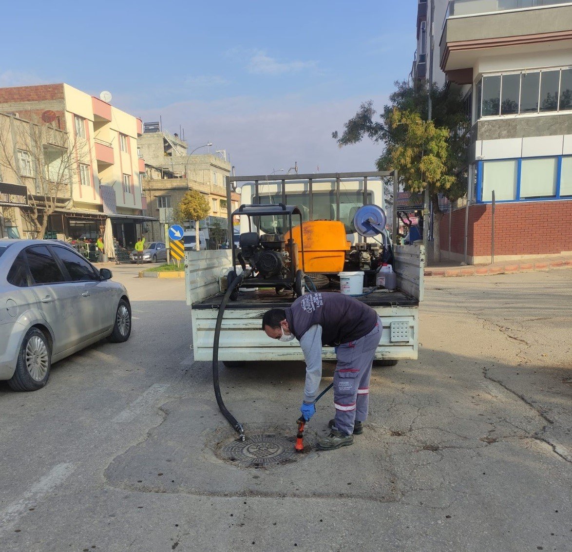 Gaziantep’te haşere ile mücadele