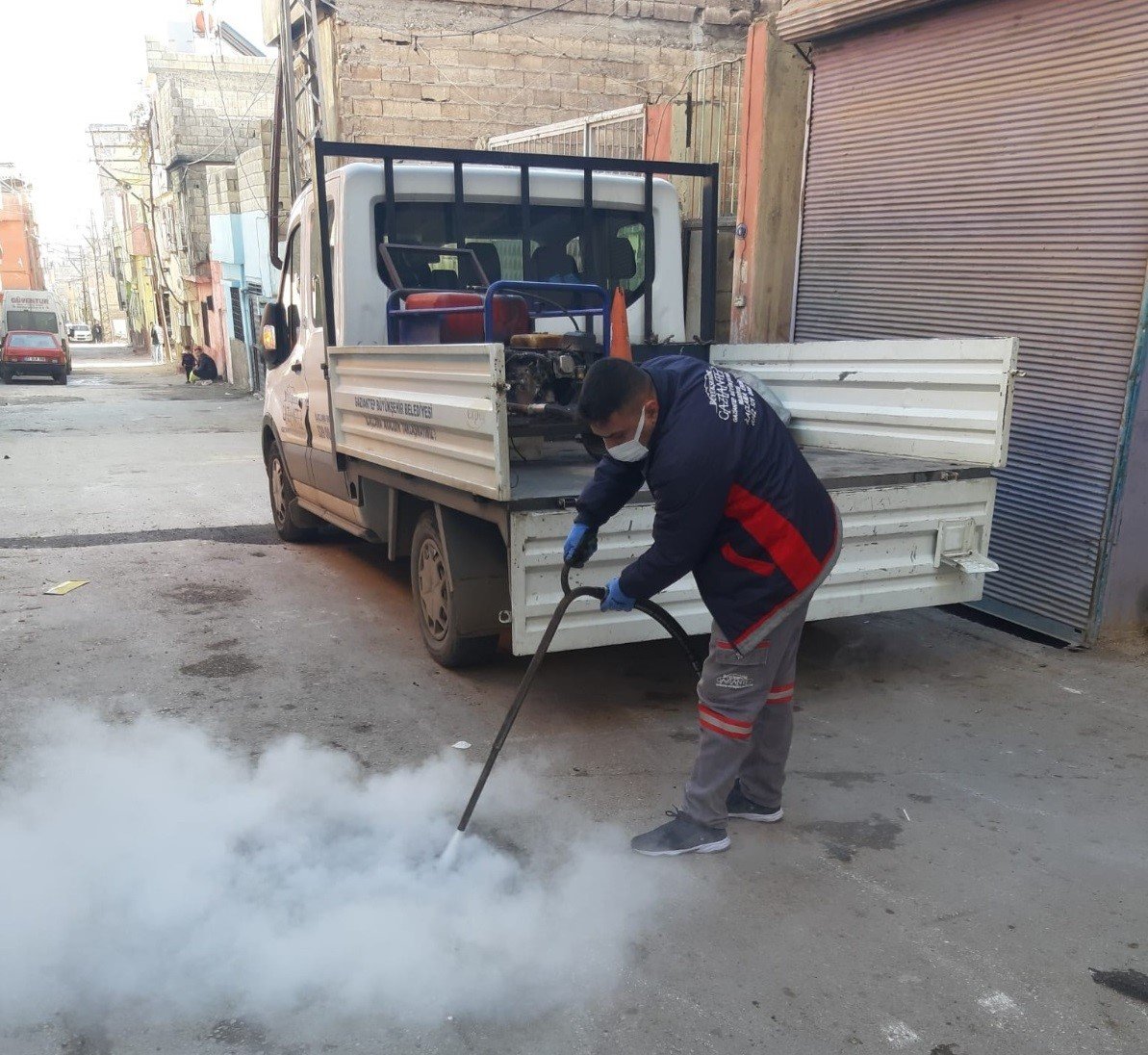 Gaziantep’te haşere ile mücadele