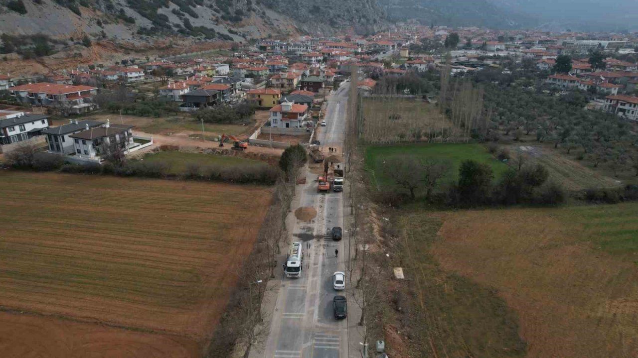 Düğerek kanalizasyona kavuşuyor