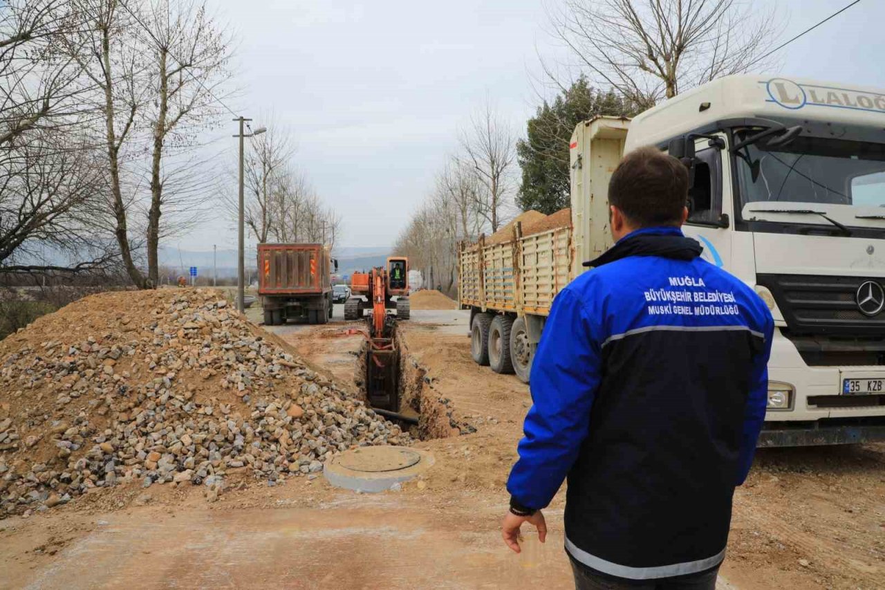 Düğerek kanalizasyona kavuşuyor