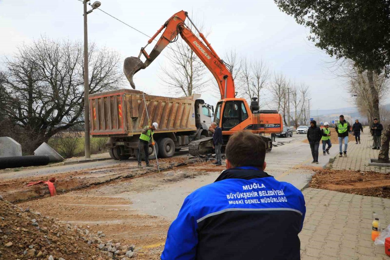 Düğerek kanalizasyona kavuşuyor