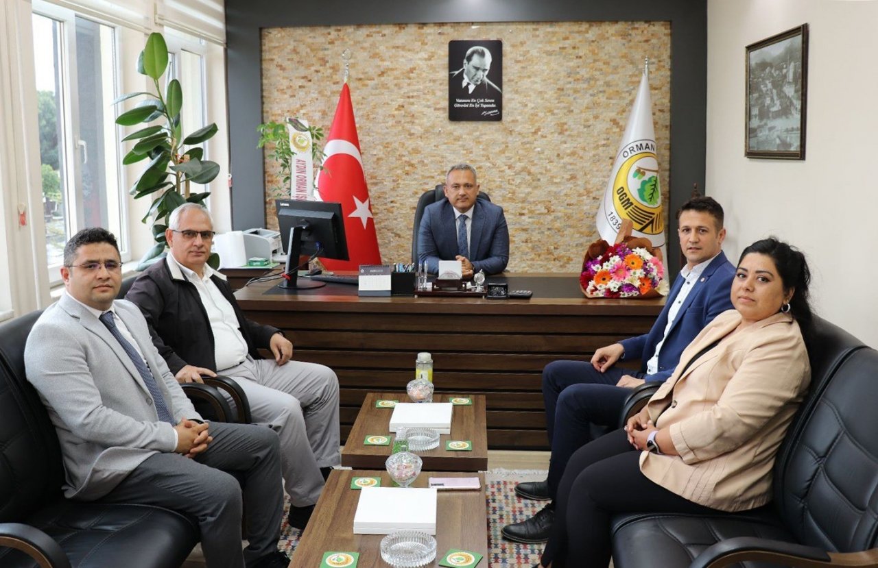 Aydın Orman İşletme Müdürlüğü’ne atanan Evcin göreve başladı