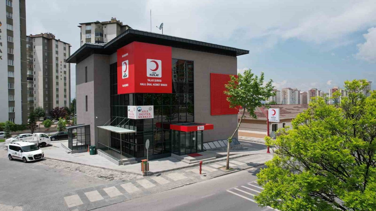 Kızılay Talas’a yeni hizmet binası