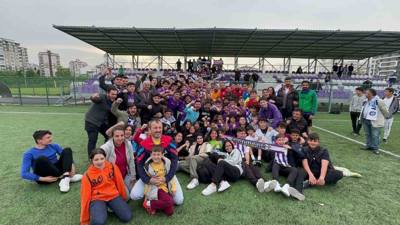 TFF 188 sicil nolu Orduspor, namağlup şampiyon oldu