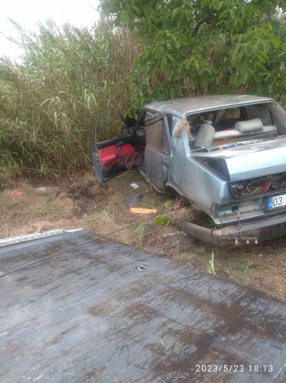 Buharkent’te trafik kazası: 2 yaralı