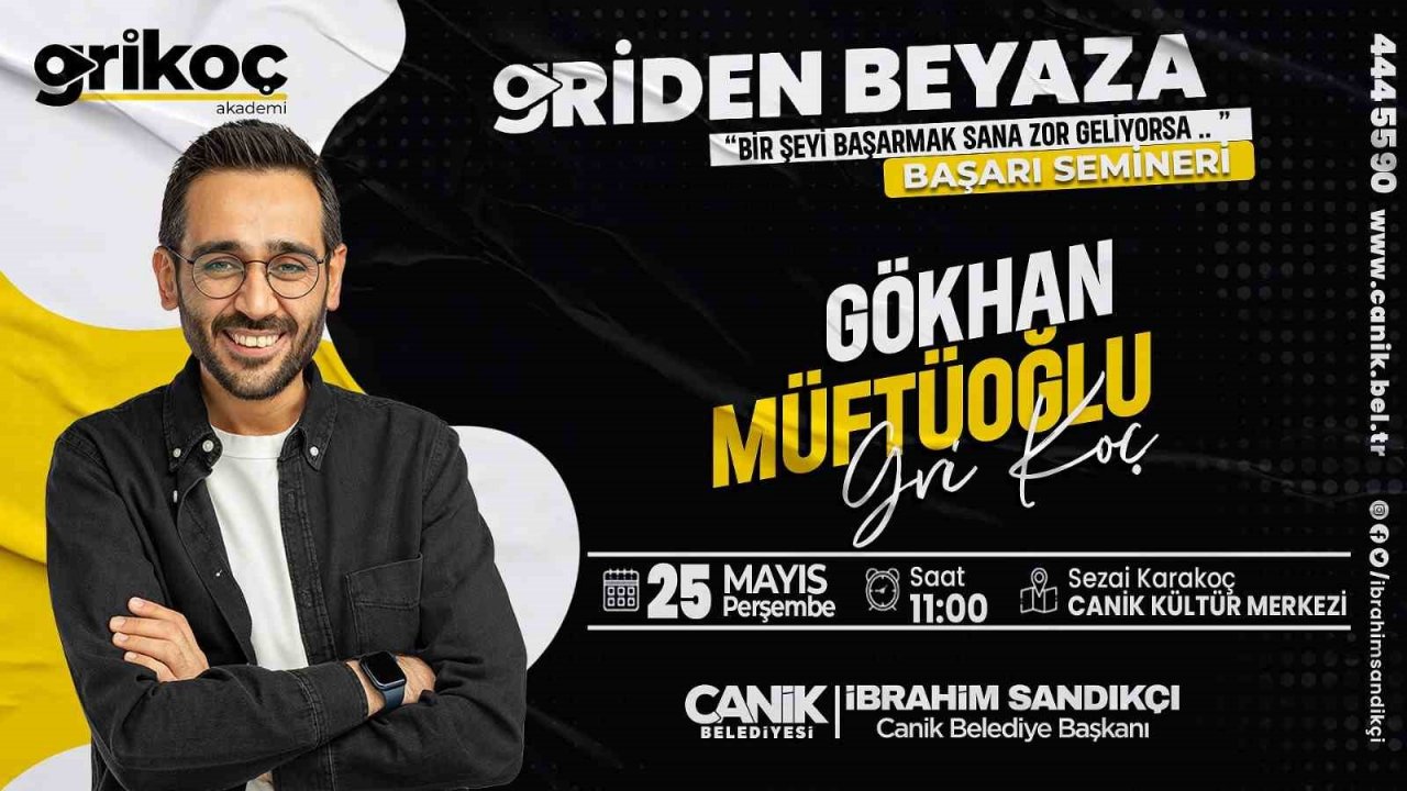 Gri Koç başarının sırlarını Canik’te açıklıyor