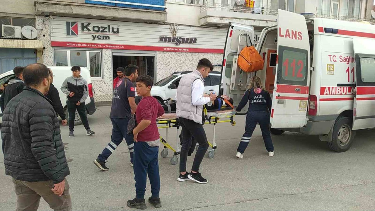 Motosiklet ve bisiklet sürücüsü ölümden döndü