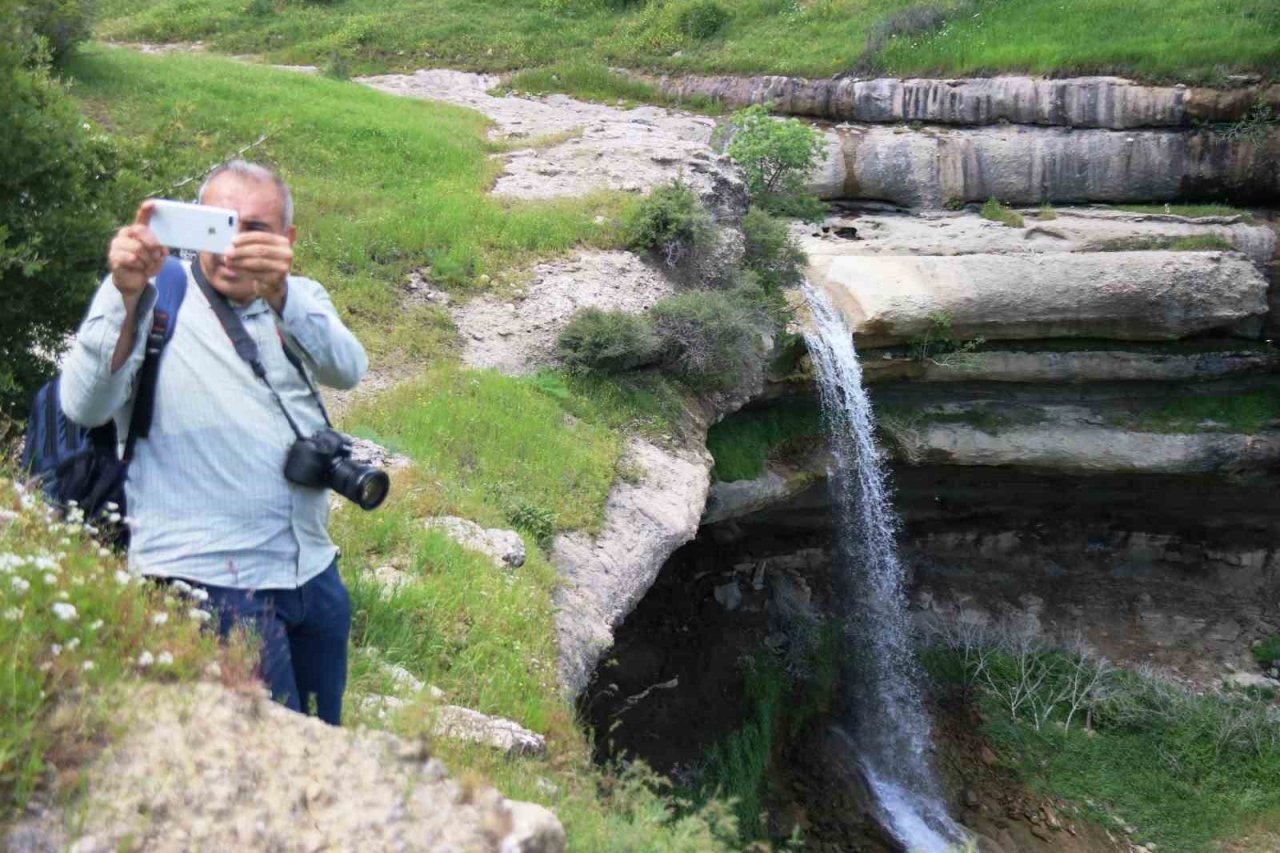 Diyarbakır’da bin yıldır akan şelale drone ile görüntülendi