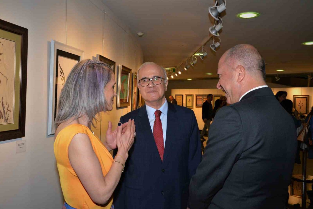 ASO’da “Giz ve Biz” Ebru Sergisi