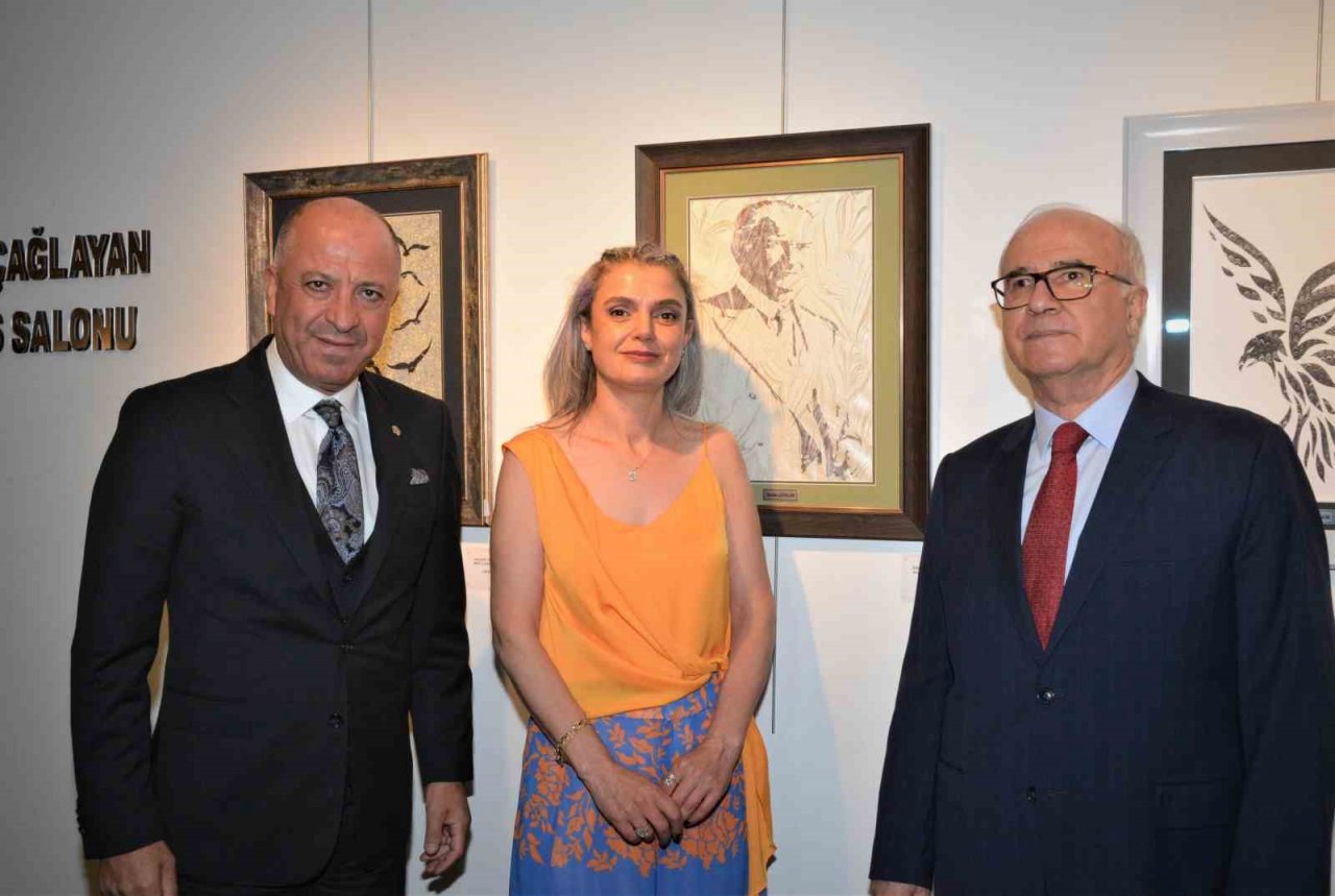 ASO’da “Giz ve Biz” Ebru Sergisi