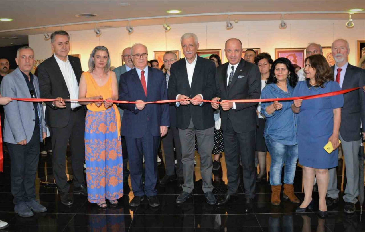 ASO’da “Giz ve Biz” Ebru Sergisi