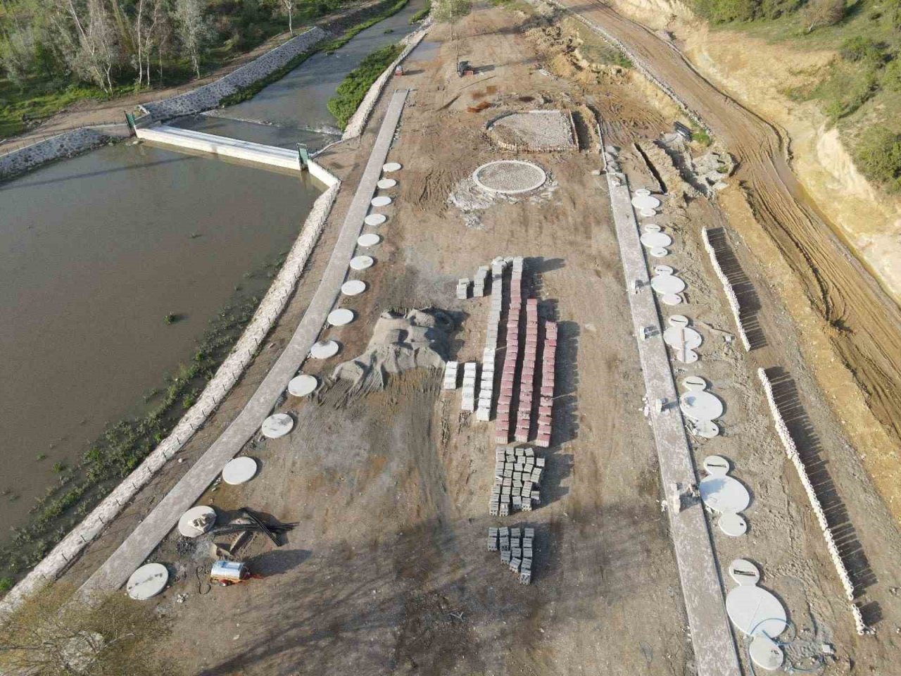 Emet’te Türk Otağı ve mesire alanı yapım çalışmaları sürüyor