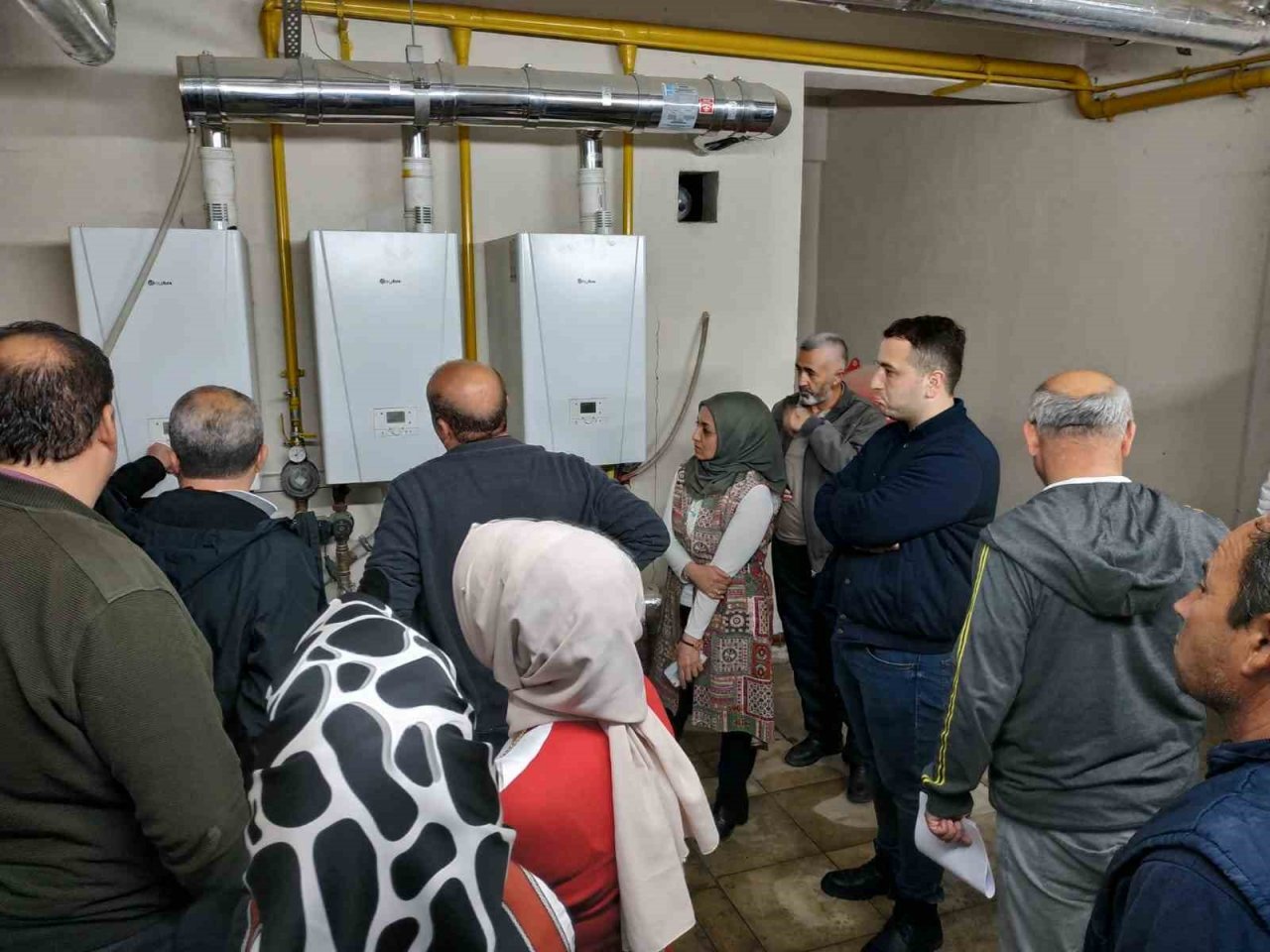 Hisarcık’ta “Doğalgaz Yakıtlı Kalorifer Ateşçisi” kursu açıldı