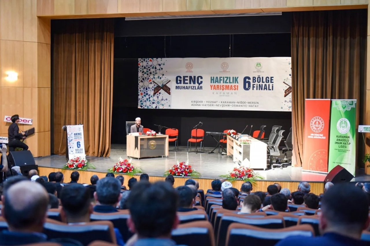 Karaman’da “Genç Muhafızlar” hafızlık yarışmasının bölge finali yapıldı