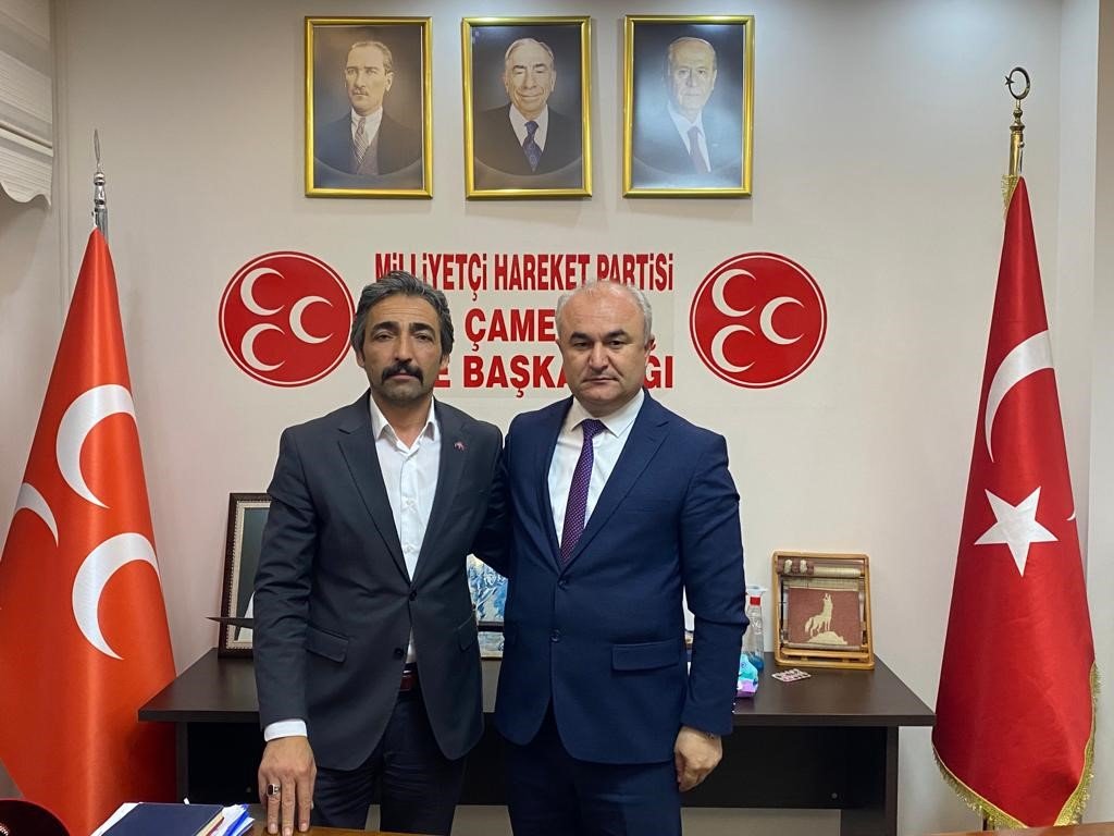 Yusuf Garip’ten MHP ilçe teşkilatlarına teşekkür ziyareti