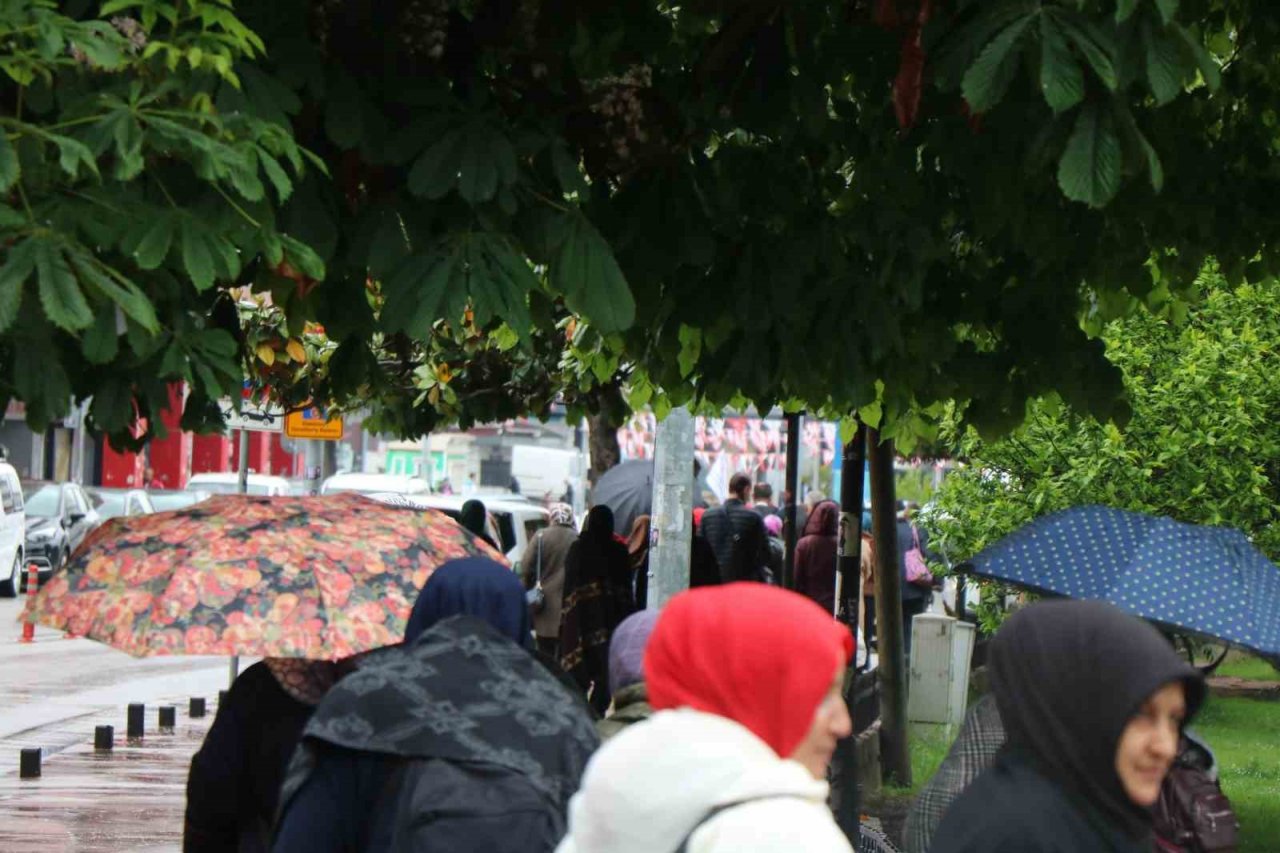 Samsun’da metrekareye 41,6 kilo yağış düştü