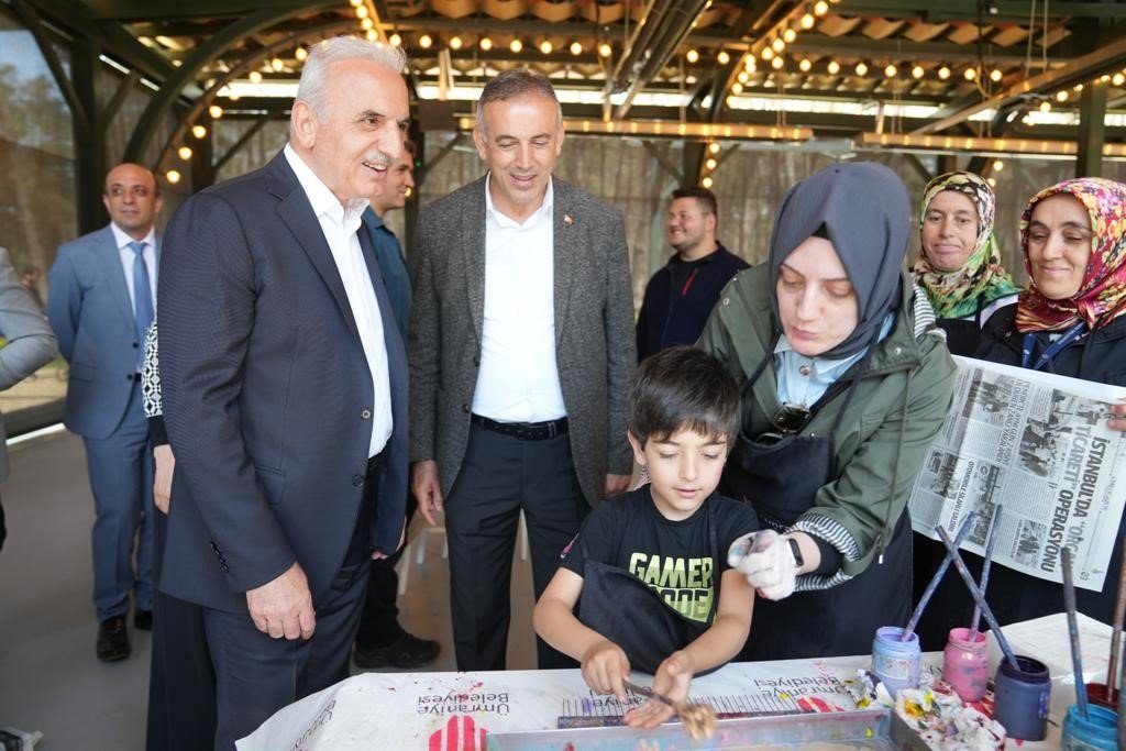 Ümraniye’de gerçekleşen piknikte engeller ortadan kalktı