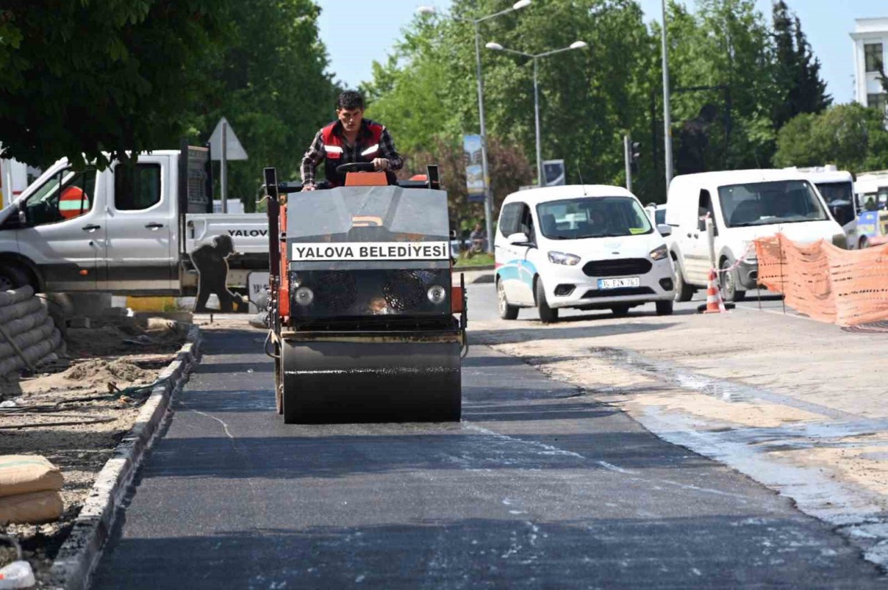 Yalova Belediyesi’nden Tonami’deki trafik problemine çözüm