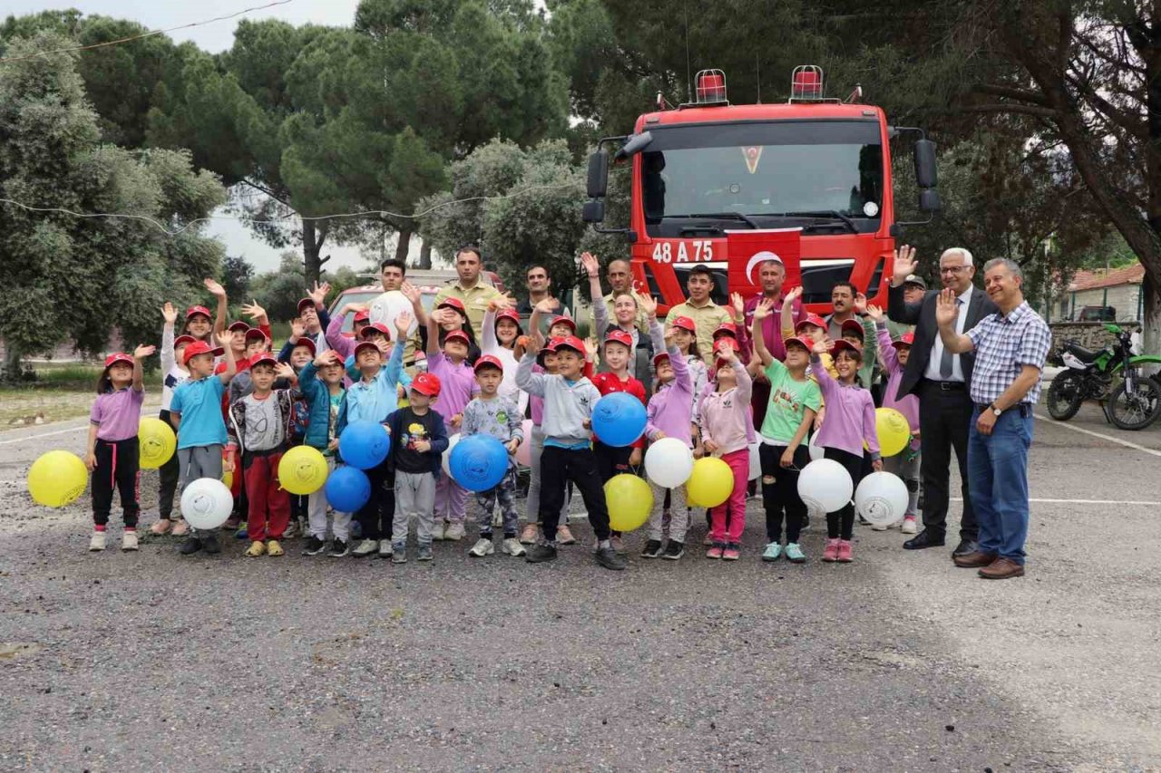 Ormancılardan okullarda yangın eğitimi
