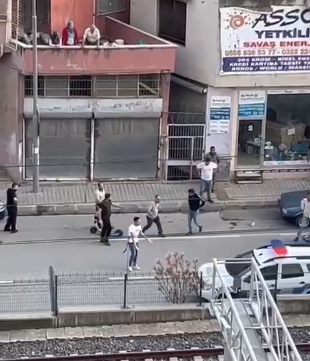 Boks maçı değil, trafik kazası sonrası kavga