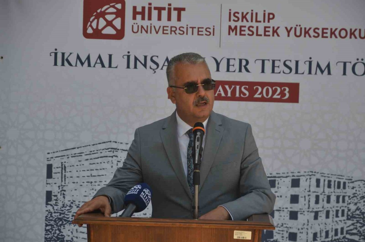 İskilip MYO yeni hizmet binasının yer teslimi yapıldı