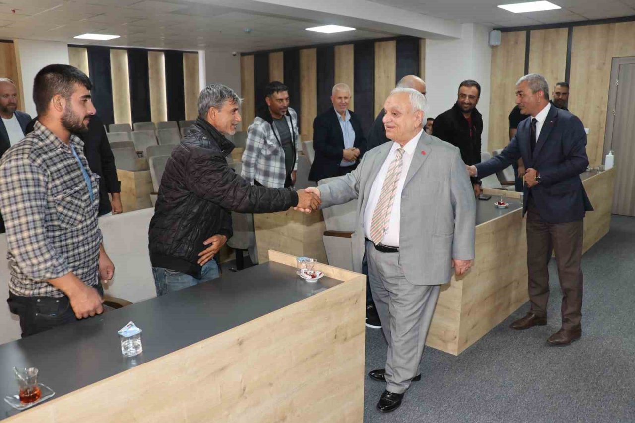 Kooperatif kurmak isteyen Şenköylülere başkan Kaplan’dan tam destek