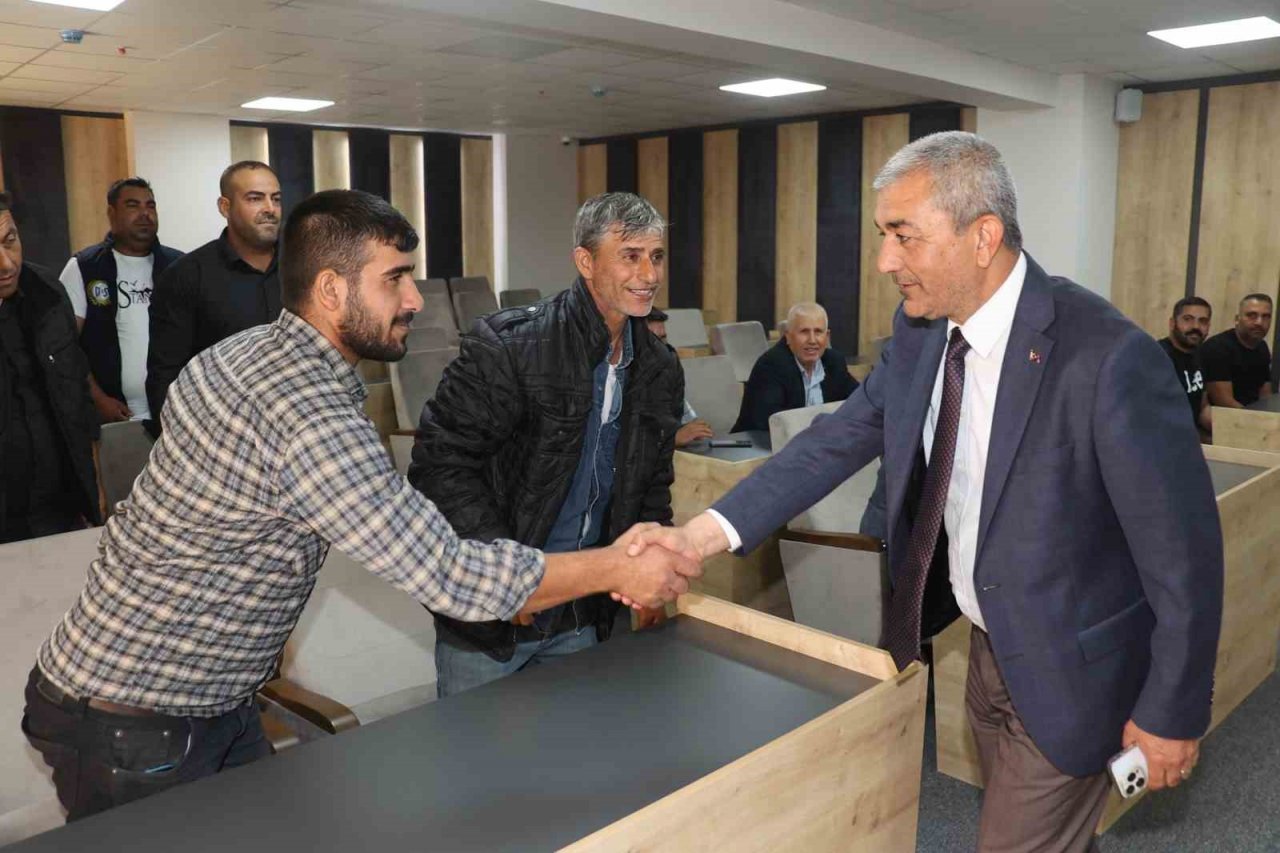 Kooperatif kurmak isteyen Şenköylülere başkan Kaplan’dan tam destek