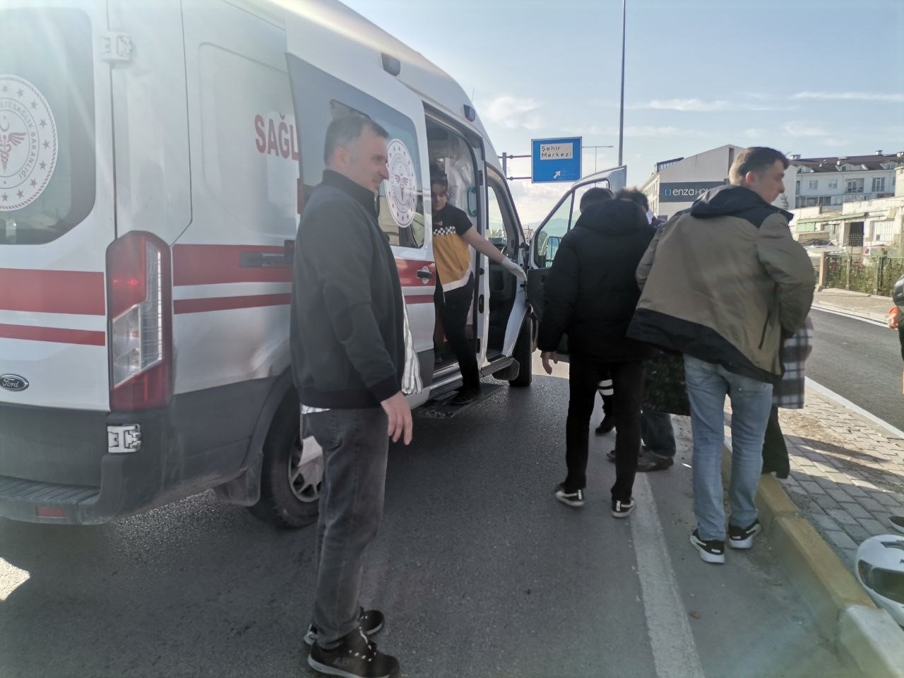 Bandırma’da trafik kazası: 1 yaralı