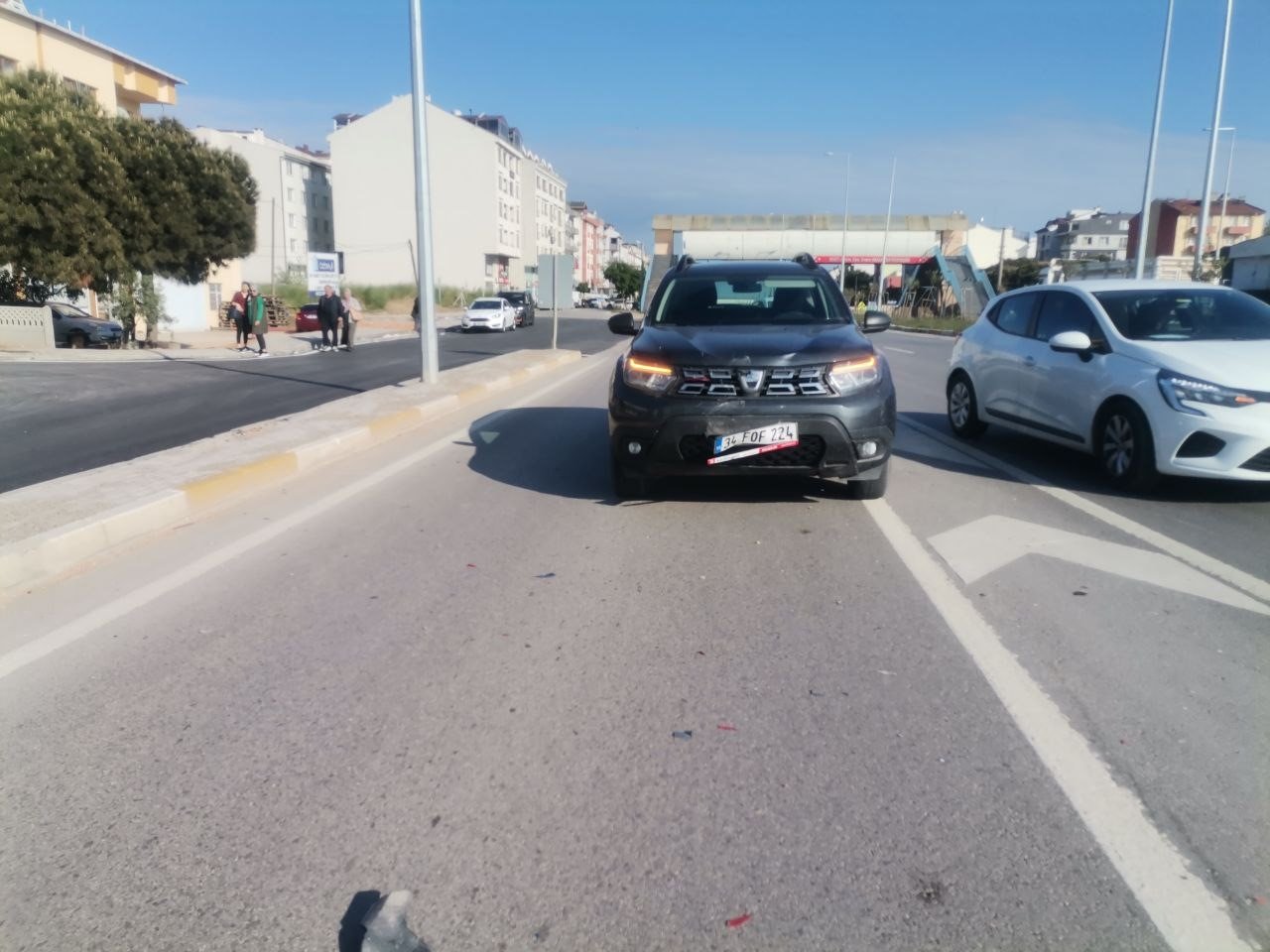 Bandırma’da trafik kazası: 1 yaralı