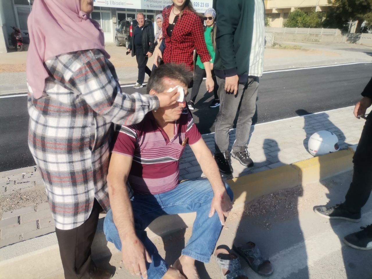 Bandırma’da trafik kazası: 1 yaralı