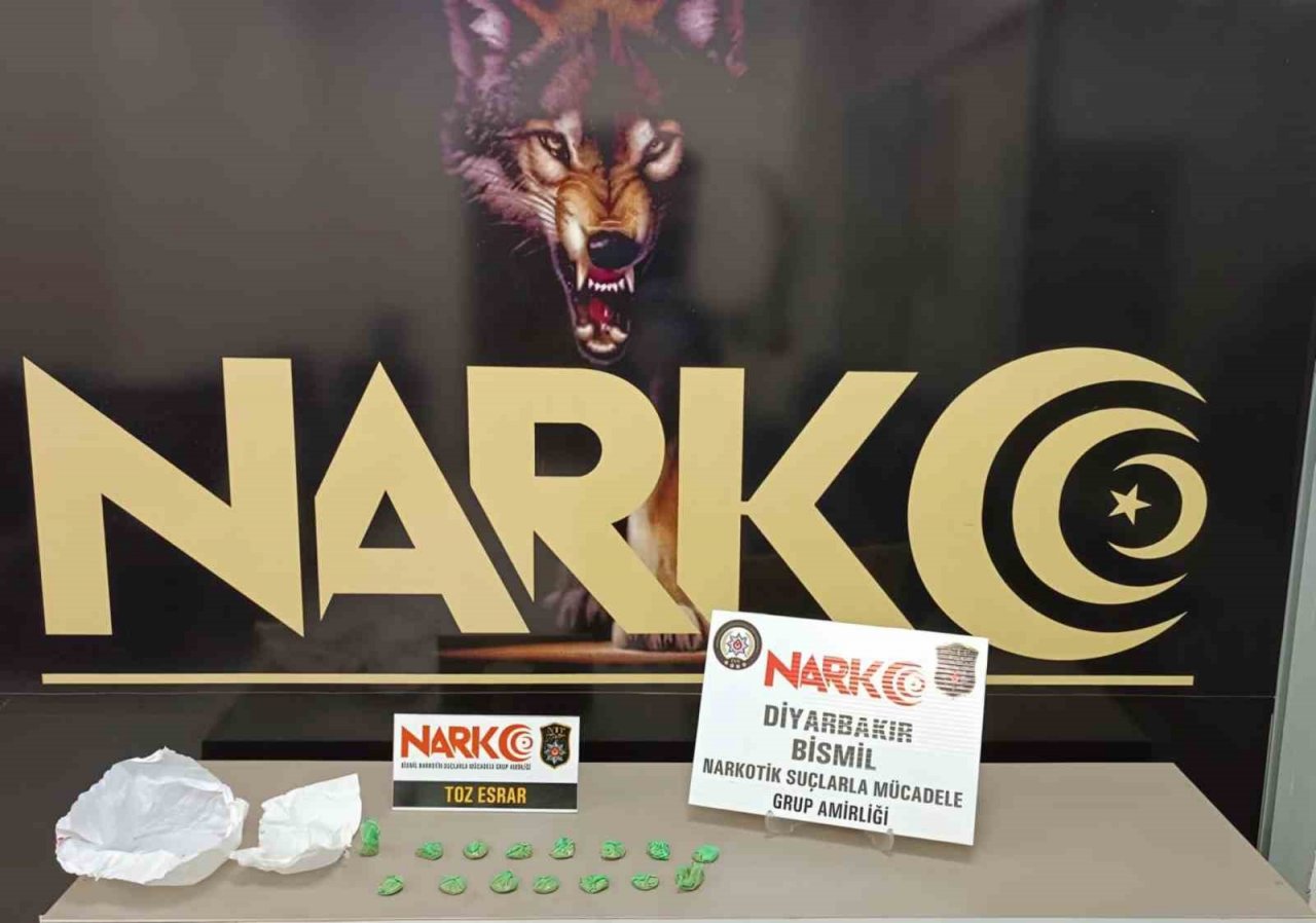 Bismil’de uyuşturucudan gözaltına alınan şüpheli tutuklandı