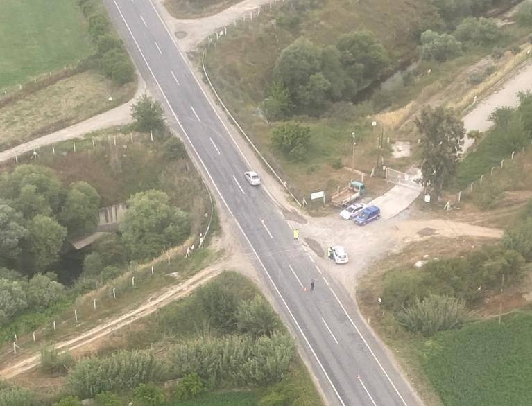 Jandarma havadan denetledi