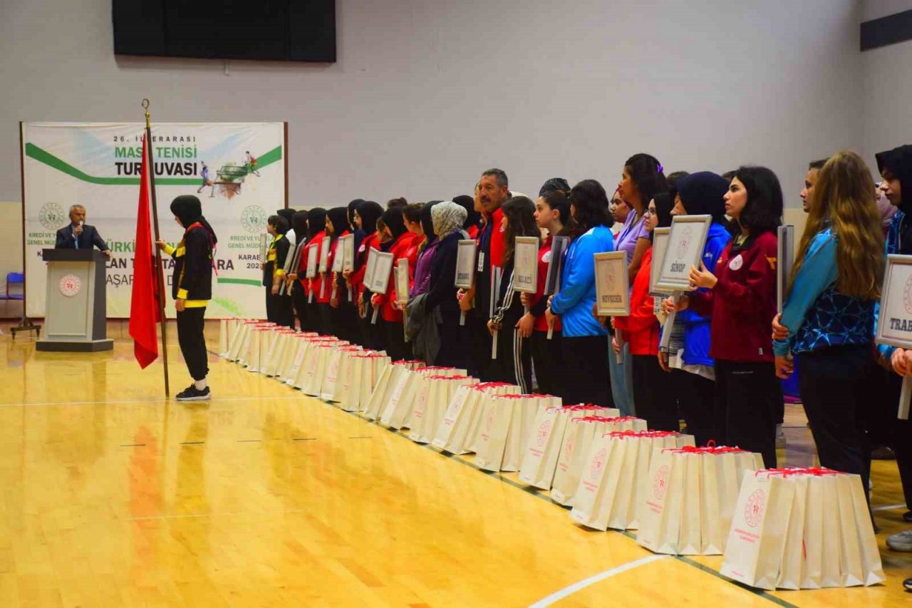 Masa tenisi şampiyonları Karabük’te belirlenecek